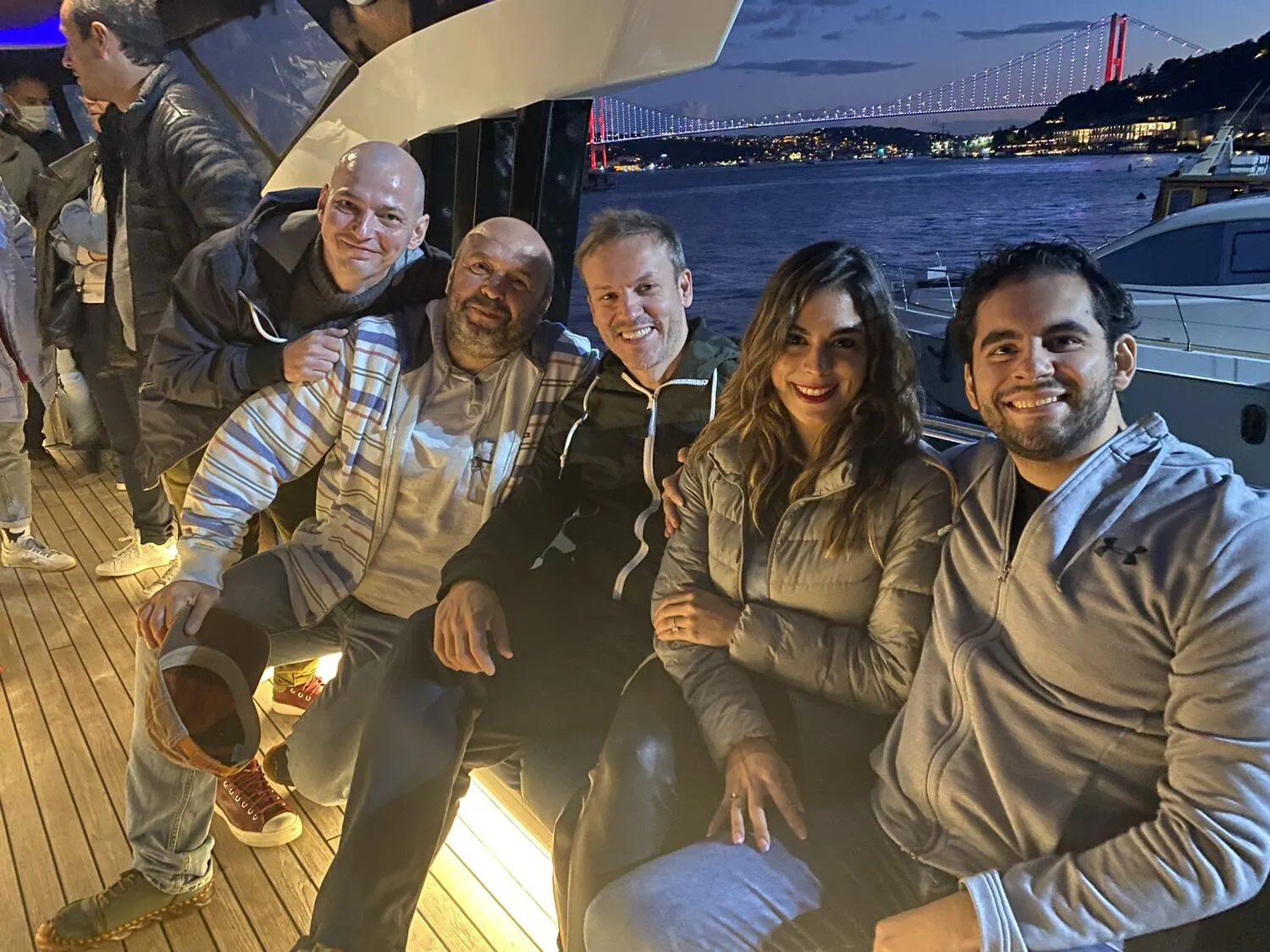En el Bósforo durante nuestro offsite global en Turquía, septiembre de 2021.